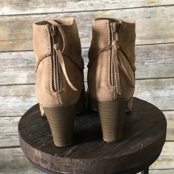 ❌❌SUEDE ANKLE BOOTIES- SOLD❌❌❌❌ - Picture 2 of 4